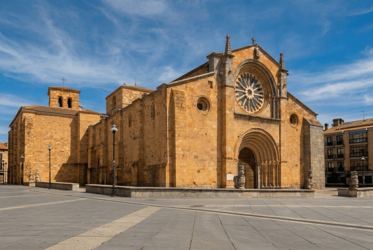 Iglesia de San Pedro en la Plaza del Mercado Grande de Ávila