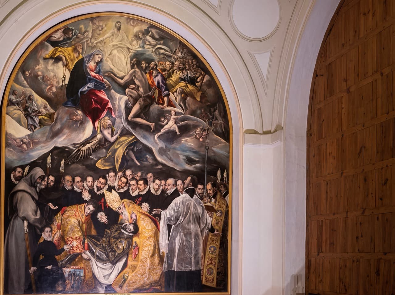 The Burial of the Count of Orgaz by El Greco in Toledo