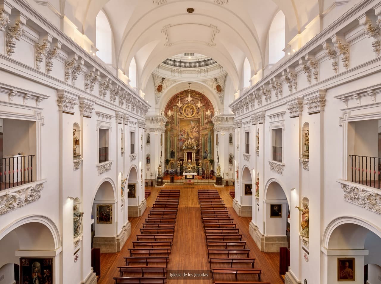 Church of the Jesuits in Toledo, interior view