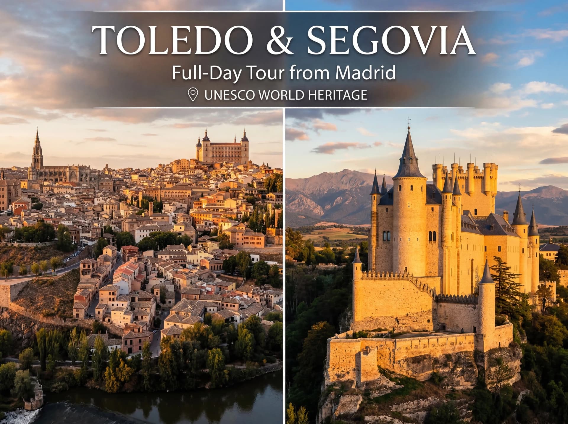 Toledo and Segovia Day Trip from Madrid – Full Day Tour with Guide and Tickets - private day trip from Madrid